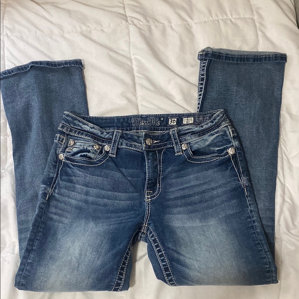 Womans miss me blue jeans